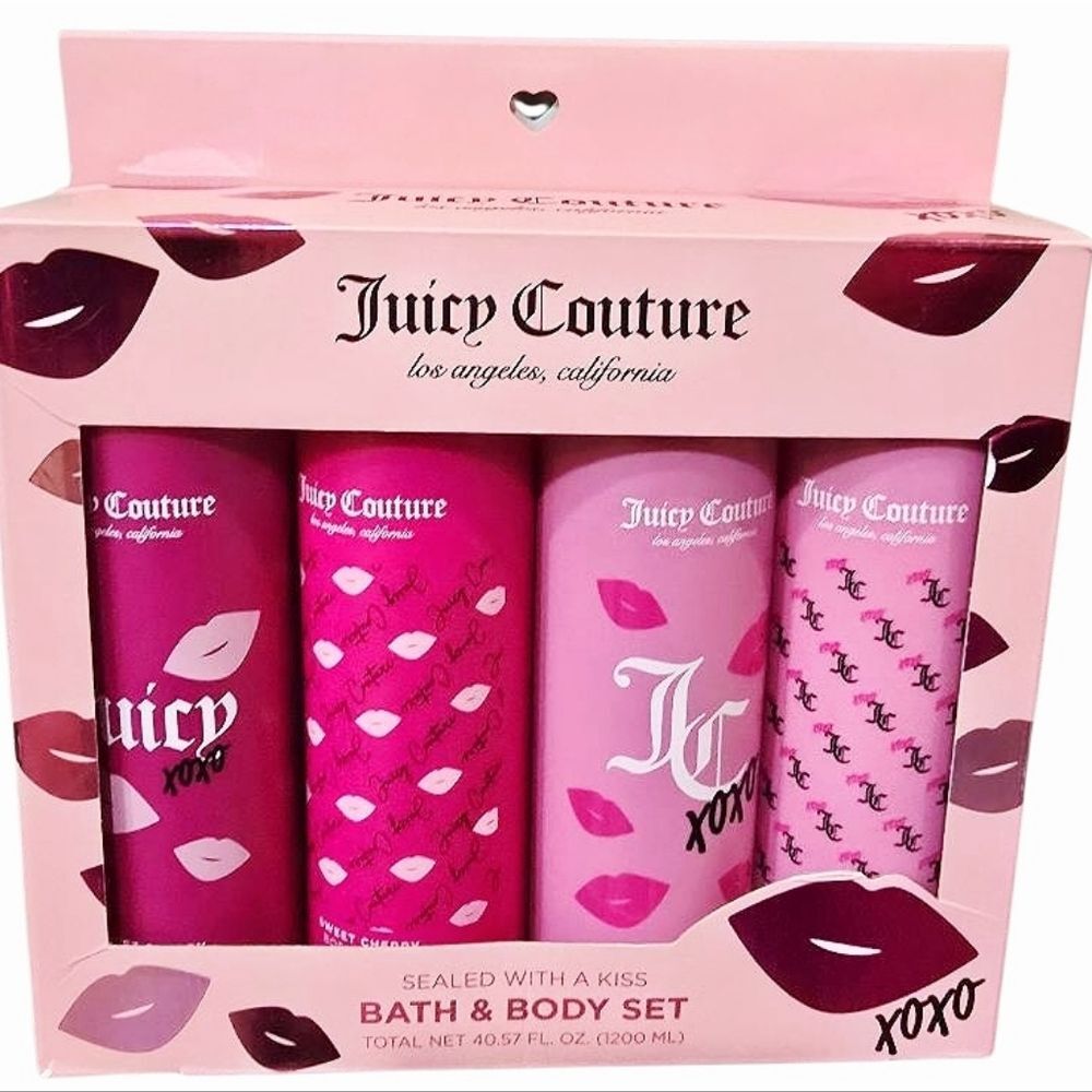 Juicy Couture Sealed With A Kiss Bath & Body Set - Picture 2 of 8